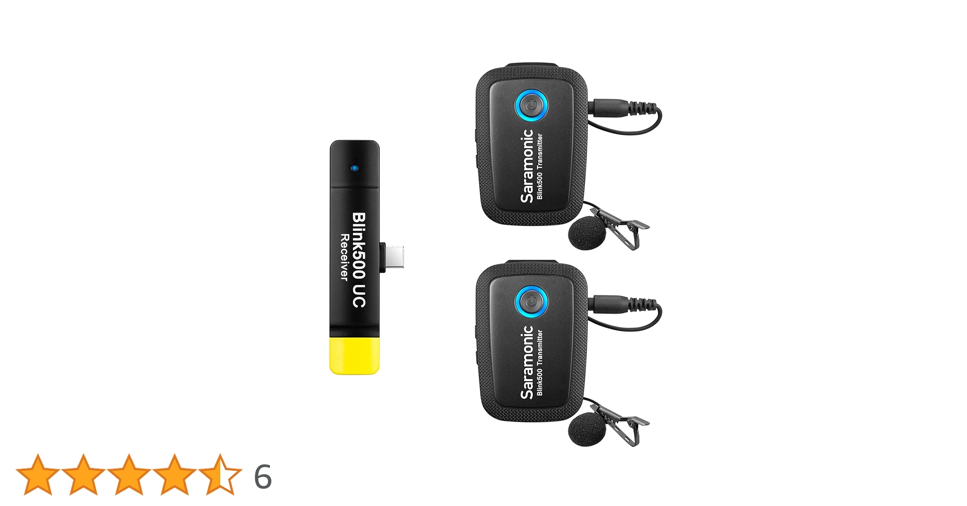 Amazon | Saramonic Blink500 B6 2.4GHz ワイヤレスラペルマイク